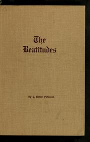 Cover of: The Beatitudes by Lancie Elmer Peterson