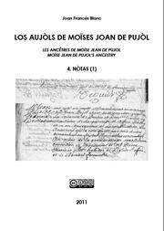 Cover of: Los aujòls de Moïses Joan de Pujòl. 4. Nòtas (1)