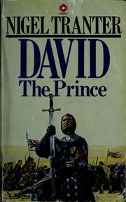 Cover of: David the prince by Nigel Tranter