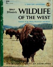 Cover of: Walt Disney's Wildlife of the West: animals of the plains, mountains, and desert