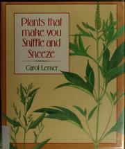 Cover of: Plants that make you sniffle and sneeze