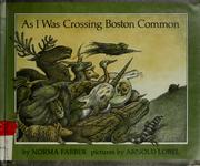 Cover of: As I Was Crossing Boston Common