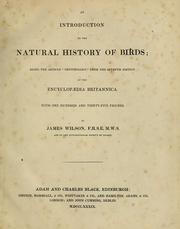 Cover of: An introduction to the natural history of birds: being the article "Ornithology", from the seventh edition of the Encyclopedia Britannica ...