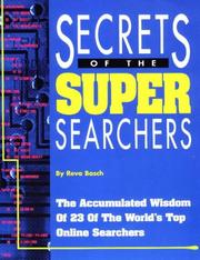 Cover of: Secrets of the super searchers by Reva Basch