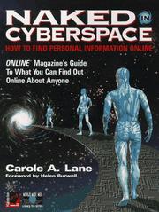 Cover of: Naked in cyberspace: how to find personal information online