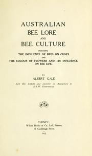 Cover of: Australian bee lore and bee culture