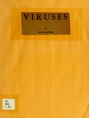 Cover of: Viruses by Max A. Lauffer