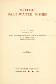 Cover of: British salt-water fishes