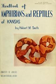 Cover of: Handbook of amphibians and reptiles of Kansas.