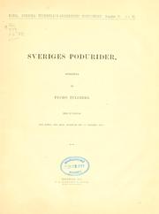 Cover of: Sveriges Podurider