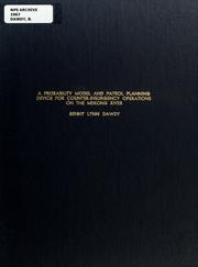 Cover of: A Probability Model and Patrol Planning Device for Counter-Insurgency Operations on the Mekong River | Benny Lynn Dawdy