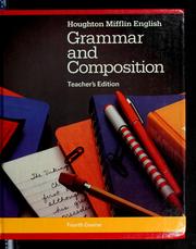 Cover of: Grammar and Composition (Houghton Mifflin English, Fifth Course) by 