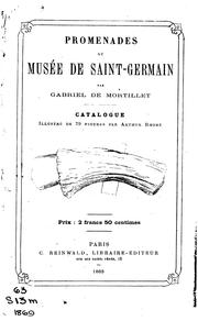 Cover of: Promenades au Musée de Saint-Germain