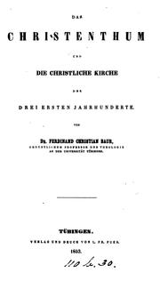 Cover of: Geschichte der christlichen Kirche