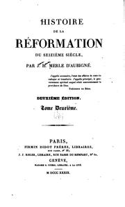 Cover of: Histoire de la réformation du seizième siècle