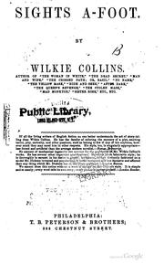 Sights a-foot by Wilkie Collins