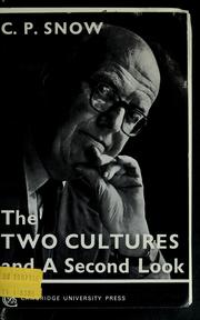 Cover of: The two cultures; and, A second look by C. P. Snow