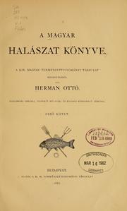 Cover of: A magyar halászat könyve by Herman, Ottó