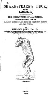 Cover of: Shakespeare's Puck, and his folklore by William Bell