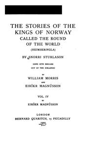 Cover of: The stories of the kings of Norway called the Round world (Heimskringla) by Snorri Sturluson