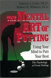 Cover of: The Mental Art of Putting