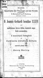 Cover of: Homiliae XXXVI: seu meditationes breves diebus dominicis atque festis accomodatae.