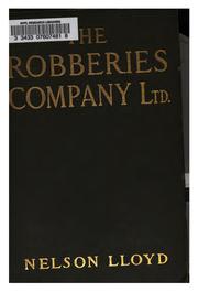 Cover of: The Robberies company, ltd