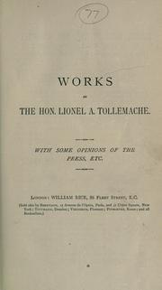 Cover of: Safe studies by Mr. and Mrs. Lionel A. Tollemache