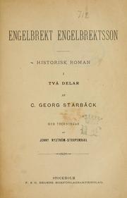 Engelbrekt Engelbrektsson by Carl Georg Starbäck