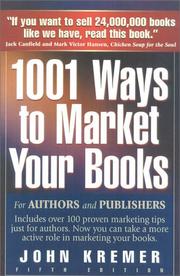 Cover of: 1001 ways to market your books
