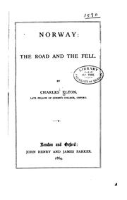 Cover of: Norway, the Road and the Fell