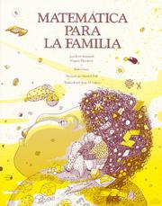 Cover of: Matemática Para La Familia