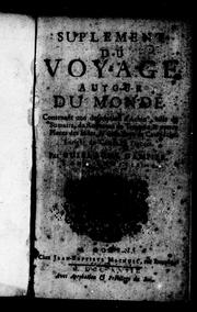 Cover of: Supplement du voyage autour du monde by William Dampier
