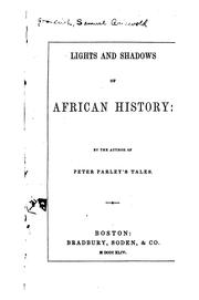 Cover of: Lights and shadows of African history