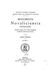 Cover of: Monumenta novaliciensia vetustiora by Novalesa (Italy). (Benedictine Abbey)