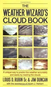 Cover of: The weather wizard's cloud book by Rubin, Louis D.