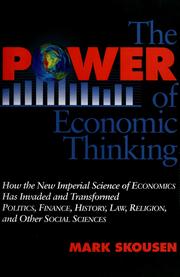 Cover of: The power of economic thinking