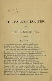 Cover of: The fall of Lucifer