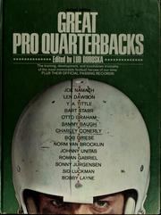 Cover of: Great pro quarterbacks. by Lud Duroska