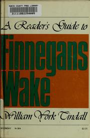 Cover of: A reader's guide to Finnegans wake. by William York Tindall