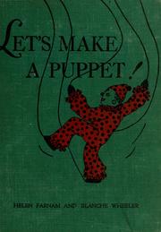 Cover of: Let's make a puppet! by Helen Farnam