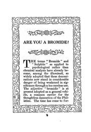 Cover of: Are You a Bromide? ... by Gelett Burgess