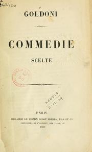 Cover of: Commedie scelte