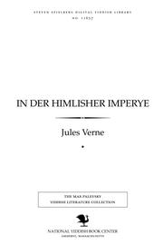 Cover of: In der himlisher imperye: roman
