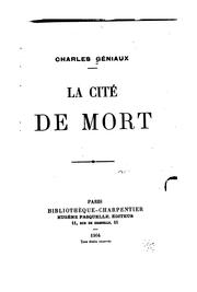 Cover of: La cité de mort