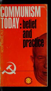 Cover of: Communism today by Victor C. Ferkiss