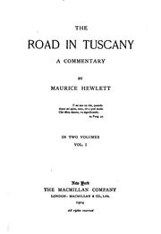 Cover of: The Road in Tuscany: A Commentary