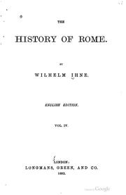 Cover of: The history of Rome.