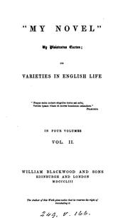 Cover of: 'My Novel', Or, Varieties in English Life by Robert Bulwer Lytton