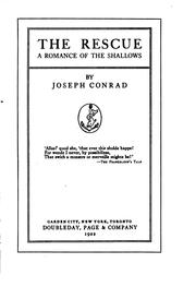 Cover of: The Rescue: A Romance of the Shallows by Joseph Conrad